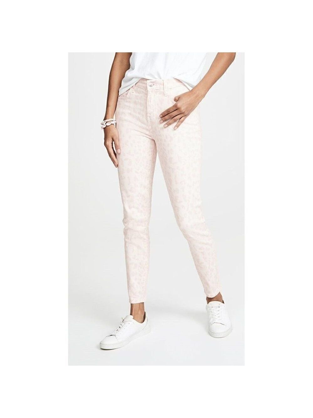 CURRENT/ELLIOTT | the Stiletto skinny in Dusty Peach leopard